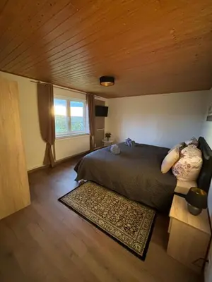 Ein Sitzbereich in der Unterkunft Gitti's Ferienwohnung