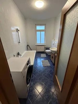 Ein Badezimmer in der Unterkunft Gablenz Apartments II, ideal für 4 Personen