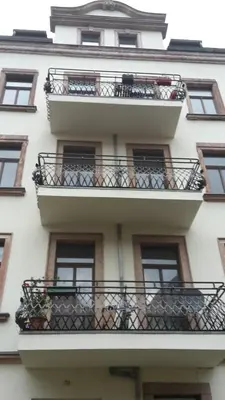 Ein Balkon oder eine Terrasse in der Unterkunft Ferienwohnung Chemnitz Kaßberg II