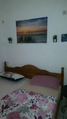 Ein Bett oder Betten in einem Zimmer der Unterkunft Ferienwohnung Chemnitz Kaßberg II