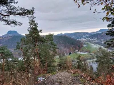 Naturlandschaft in der Nähe der Ferienwohnung