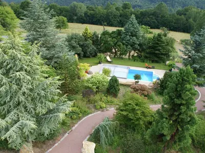 Der Swimmingpool an oder in der Nähe von Ferienhaus, Mittelndorf