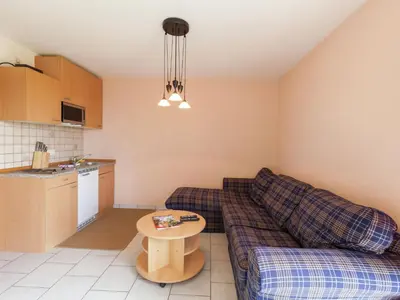 Ein Sitzbereich in der Unterkunft Ferienhaus, Mittelndorf
