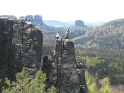 Naturlandschaft in der Nähe des Ferienhauses
