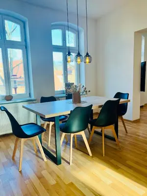 Grundriss der Unterkunft Komfortable Ferienwohnung im Stadtzentrum und Seenähe