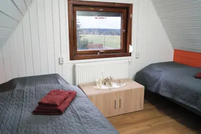 Ein Bett oder Betten in einem Zimmer der Unterkunft Haus Botanico