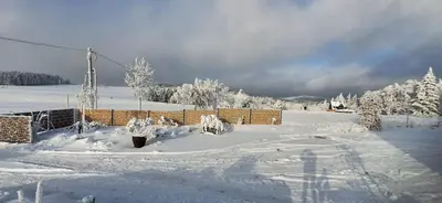 Haus Botanico im Winter