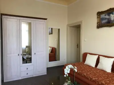 Ein Bett oder Betten in einem Zimmer der Unterkunft Pension Villa Else