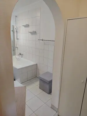 Ein Badezimmer in der Unterkunft Ruhige Auszeit mit zentraler Anbindung