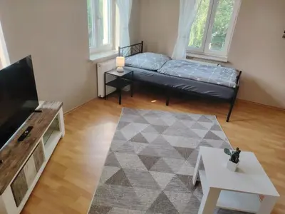 TV/Unterhaltungsangebot in der Unterkunft Ruhige Auszeit mit zentraler Anbindung