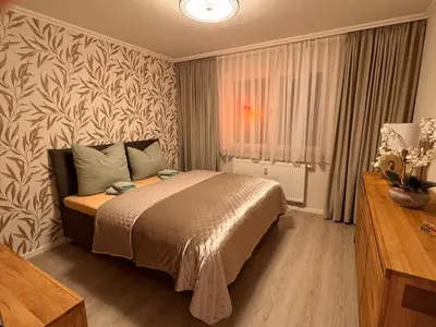 Ein Bett oder Betten in einem Zimmer der Unterkunft Villa Hentschel