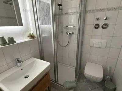 Ein Badezimmer in der Unterkunft Villa Hentschel