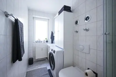 Ein Badezimmer in der Unterkunft Sunnybelle Appartements Dresden II
