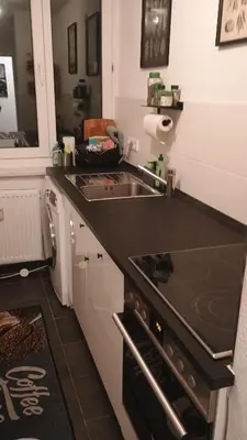 Küche/Küchenzeile in der Unterkunft Traum Appartement Coswig