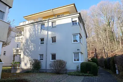 Das Gebäude in dem sich die Ferienwohnung befindet