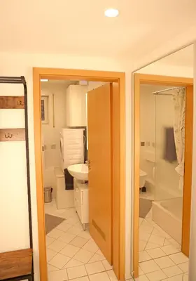 Ein Badezimmer in der Unterkunft Kapellenberg-Perle