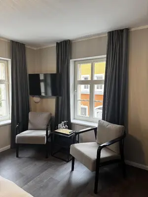 TV/Unterhaltungsangebot in der Unterkunft Apartmenthaus Burkhardt