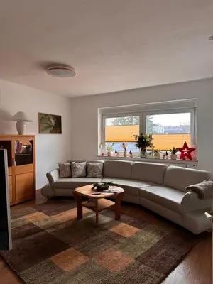 Ein Sitzbereich in der Unterkunft Einfamilienhaus unterm Dach