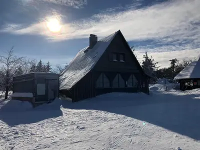 Ferienhaus Hentzschel im Winter