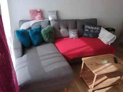 Ein Sitzbereich in der Unterkunft Romantic Coswig