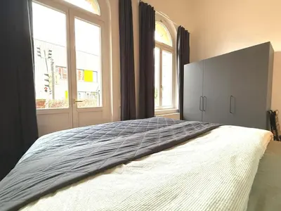 Ein Bett oder Betten in einem Zimmer der Unterkunft Exklusive 2-Zimmer-Wohnung