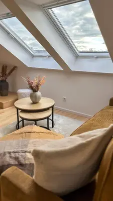 Ein Sitzbereich in der Unterkunft soulscape Citylight Apartments - LOFT - 2 Schlazimmer, modern, zentrumsnah, gratis WIFI