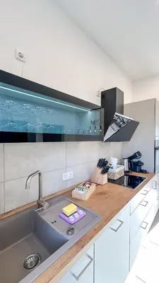 Küche/Küchenzeile in der Unterkunft soulscape Citylight Apartments - LOFT - 2 Schlazimmer, modern, zentrumsnah, gratis WIFI