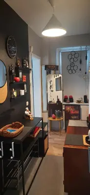 Küche/Küchenzeile in der Unterkunft Ferienwohnung 60 qm
