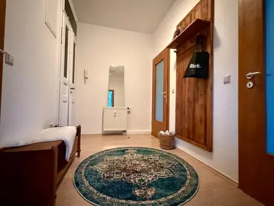 Ein Badezimmer in der Unterkunft Komfortables 3 Zimmer Apartment in Dresden