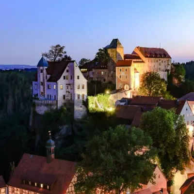 Das Gebäude in dem sich die Ferienwohnung befindet