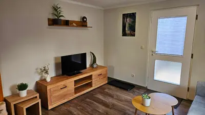 TV/Unterhaltungsangebot in der Unterkunft Ferienwohnung Lindenbaum