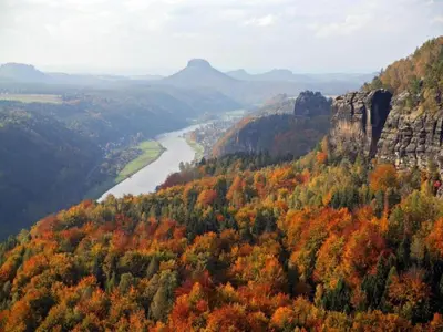 Naturlandschaft in der Nähe des Ferienhauses