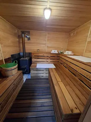 Grundriss der Unterkunft Ferienwohnung Waldblick mit Sauna