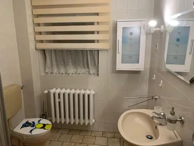 Ein Badezimmer in der Unterkunft Ferienwohnung Peter Müller