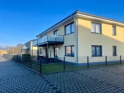Das Gebäude in dem sich die Ferienwohnung befindet