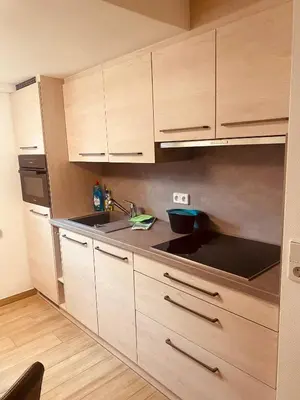 Küche/Küchenzeile in der Unterkunft Ferienhaus Lichtblick
