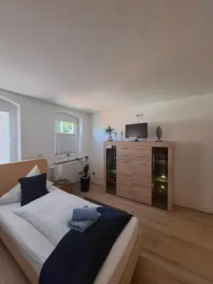 Ein Bett oder Betten in einem Zimmer der Unterkunft Piroska Pension