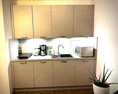 Küche/Küchenzeile in der Unterkunft Comfortable City Appartement