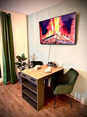 TV/Unterhaltungsangebot in der Unterkunft Comfortable City Appartement