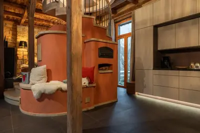 Grundriss der Unterkunft Bio Apartments mit Saunabereich im Bio Naturidyll Wiesengrund