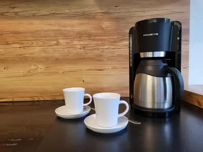 Kaffee-/Teezubehör in der Unterkunft Luxuriöses Ferienhaus - Lottas Landhaus