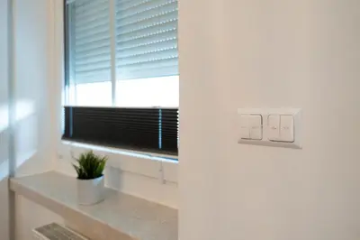 Grundriss der Unterkunft Cityapartment mit großem Balkon am Stadtpark- DisneyPlus und 300mbs Internet
