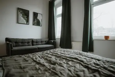 Ein Sitzbereich in der Unterkunft Kulturspot Zentrum Neu Netflix