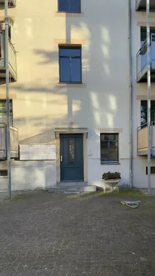 Das Gebäude in dem sich die Ferienwohnung befindet
