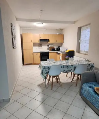 Küche/Küchenzeile in der Unterkunft SJ Apartment