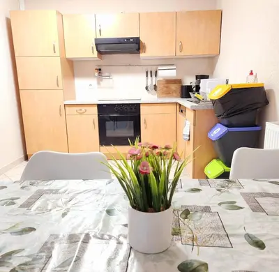 Küche/Küchenzeile in der Unterkunft SJ Apartment