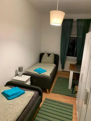 Ein Bett oder Betten in einem Zimmer der Unterkunft Gablenz-Apartment B122 ideal für max 6 Pers