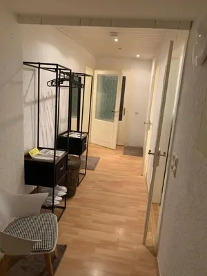 Ein Sitzbereich in der Unterkunft Gablenz-Apartment B122 ideal für max 6 Pers