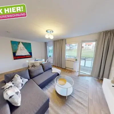 2-Raum-Appartement mit Balkon