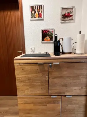 Küche/Küchenzeile in der Unterkunft Cozy Apartment
